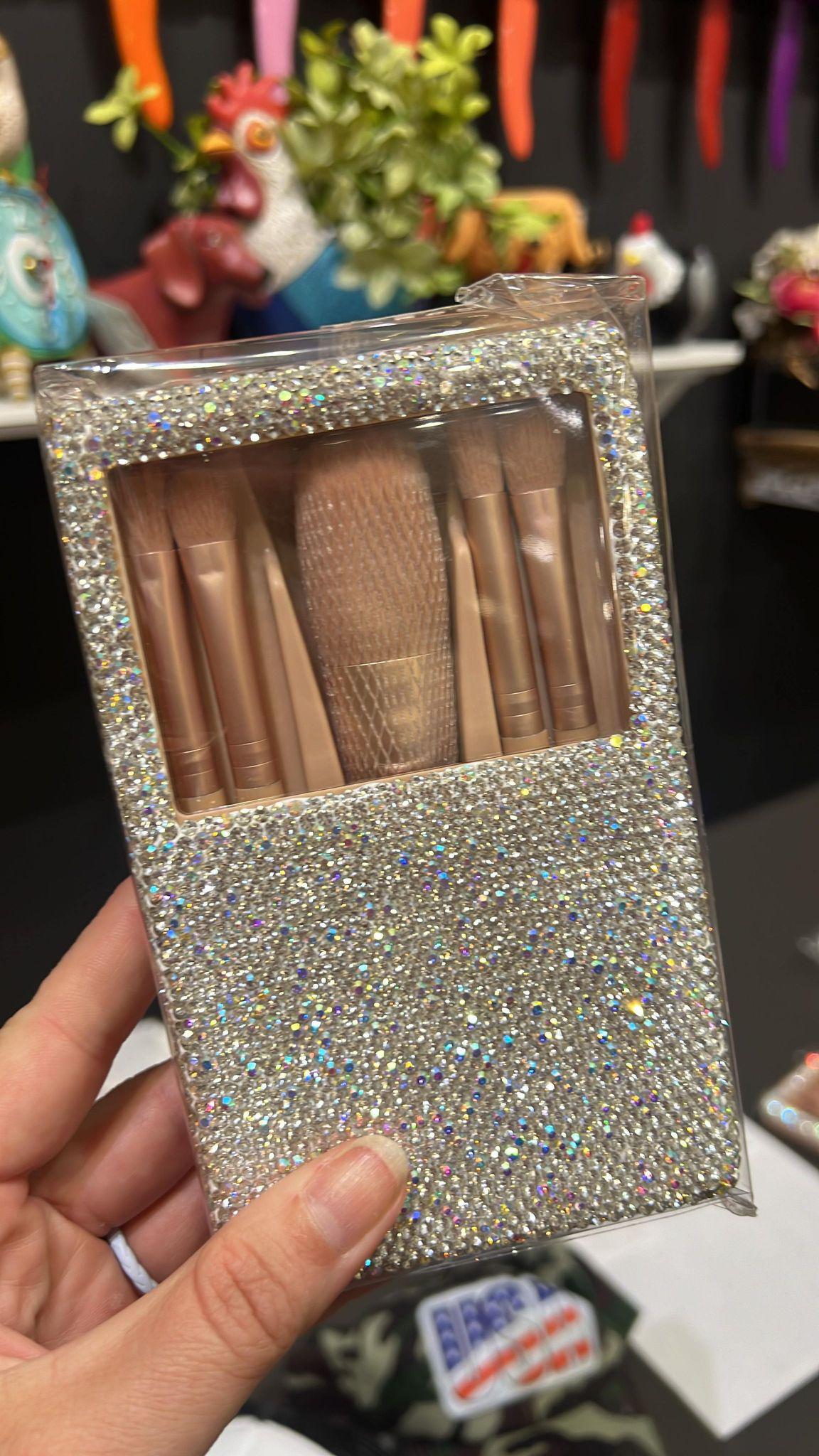 Bling Make Up Brushes & Holder