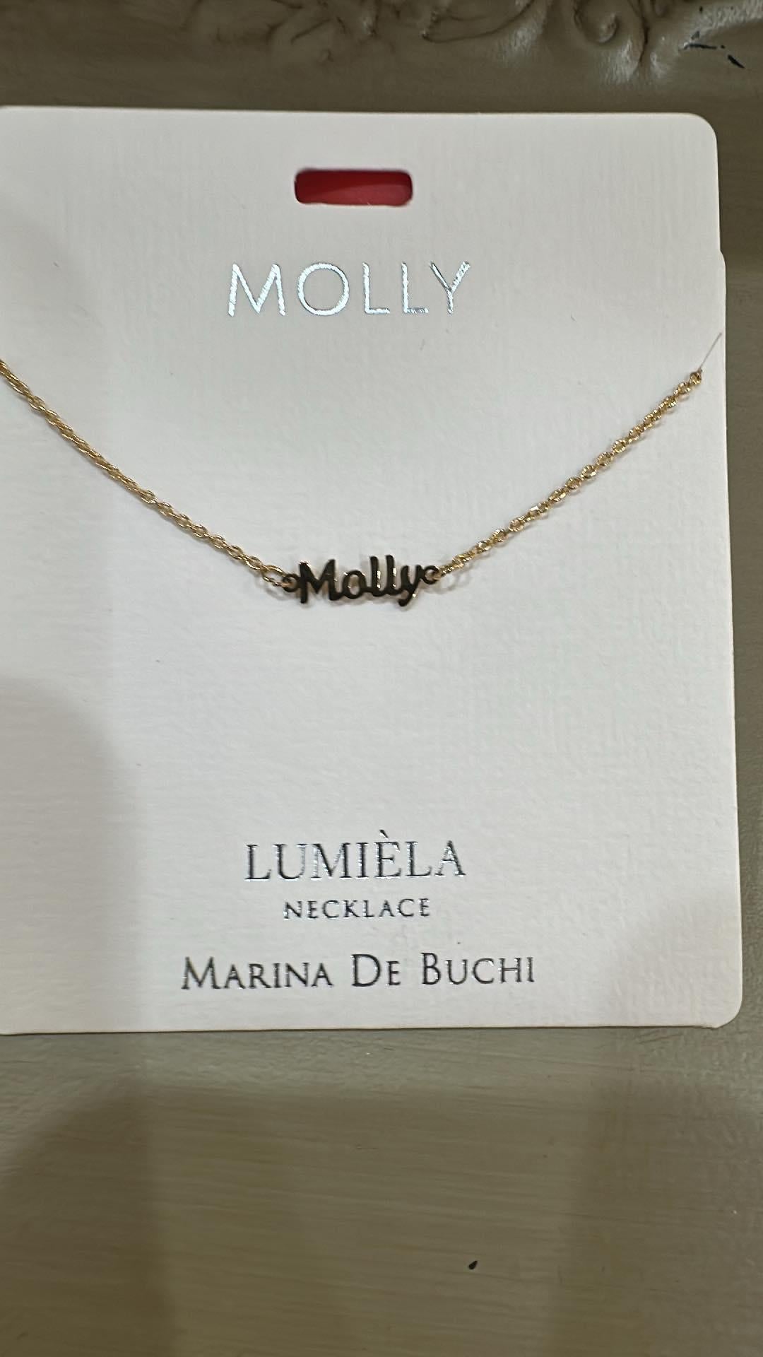 Lumiela Molly Name Necklace