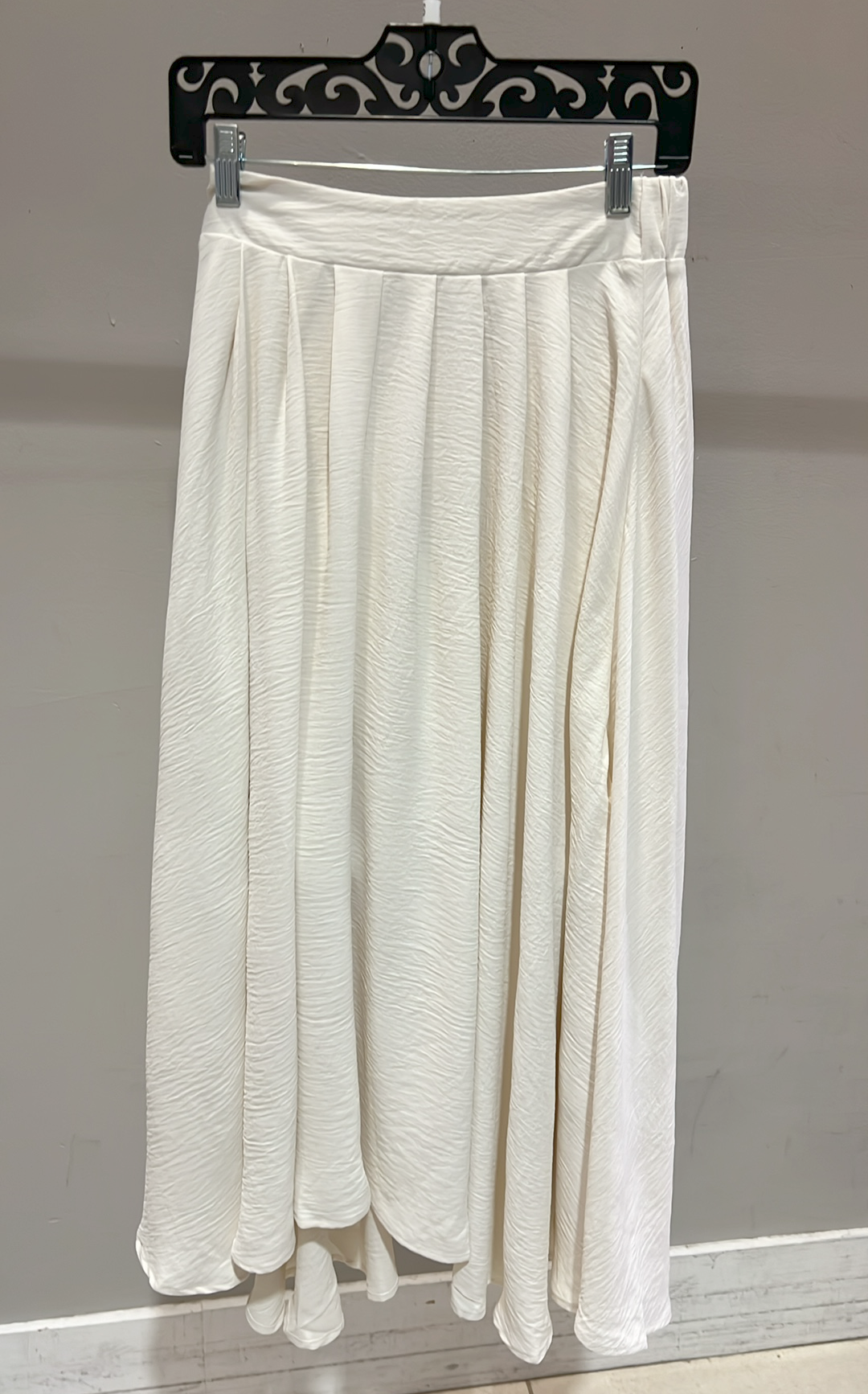 Cream Ruffle Skirt
