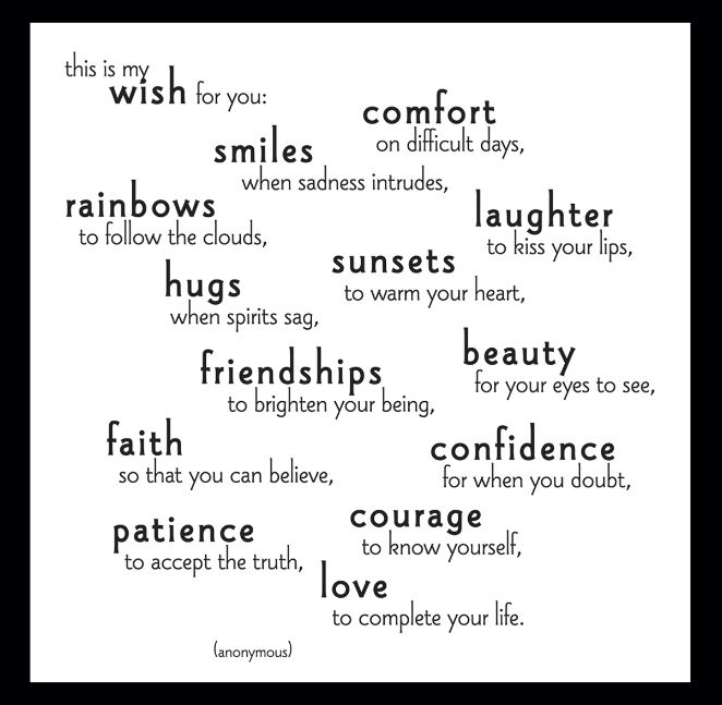 My Wish For You Quotable Magnet