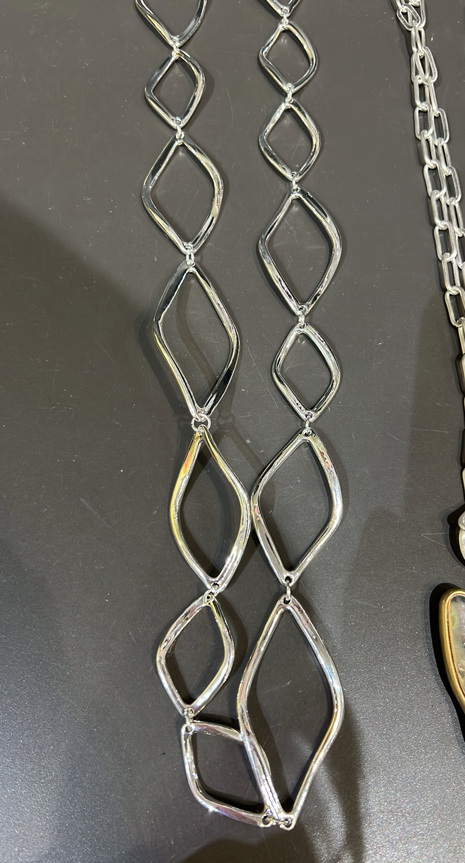 Silver Open Diamond Necklace