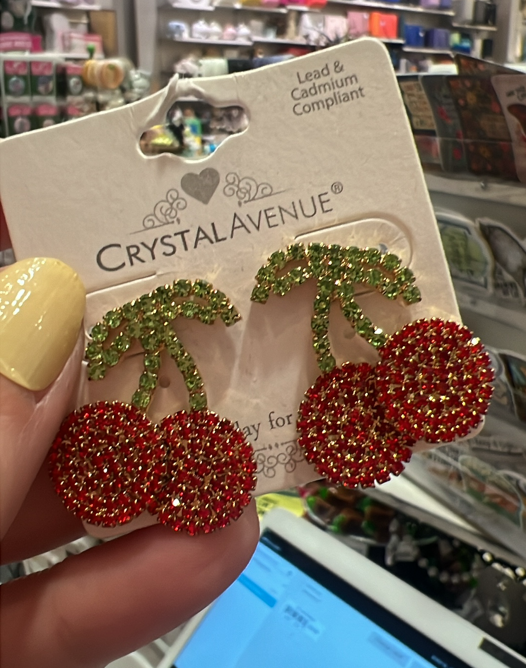 Red Cherry Post Earrings