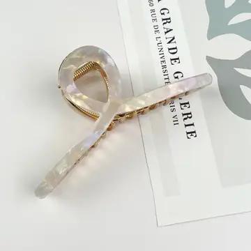 Metal Plate Irregular Hair Claw Clip