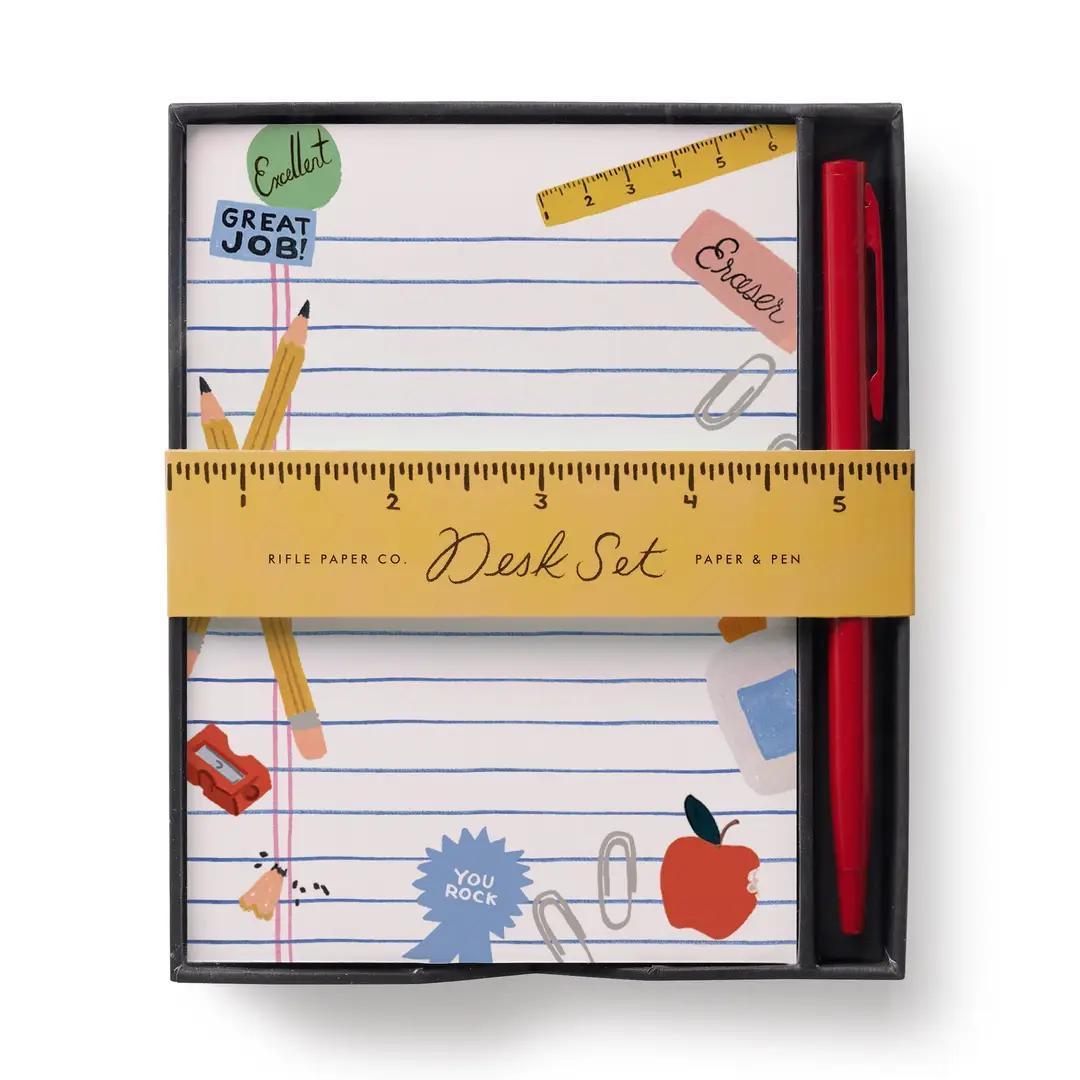 Schoolhouse Note Writing Set