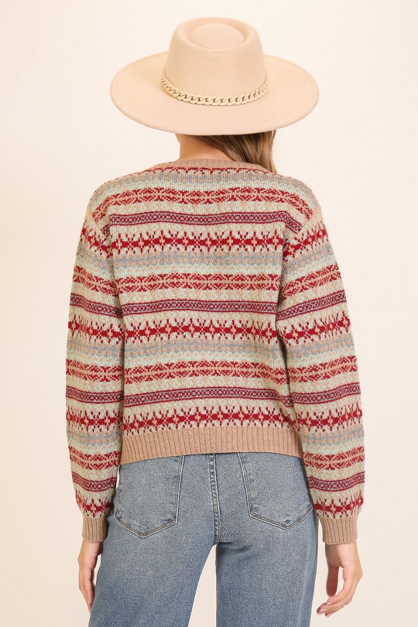 Nordic Charm Fair Isle Sweater