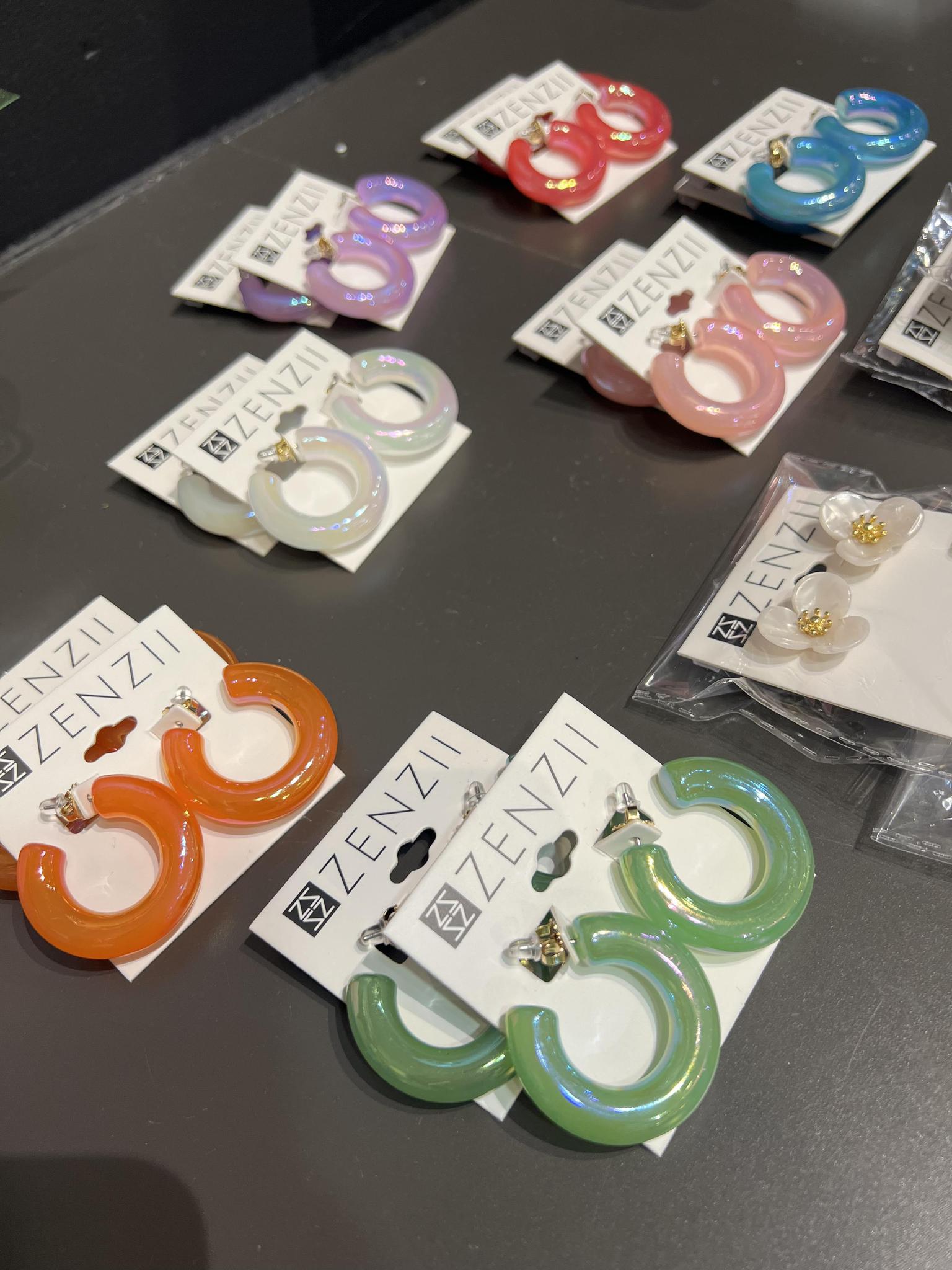 Iridescent Hoops