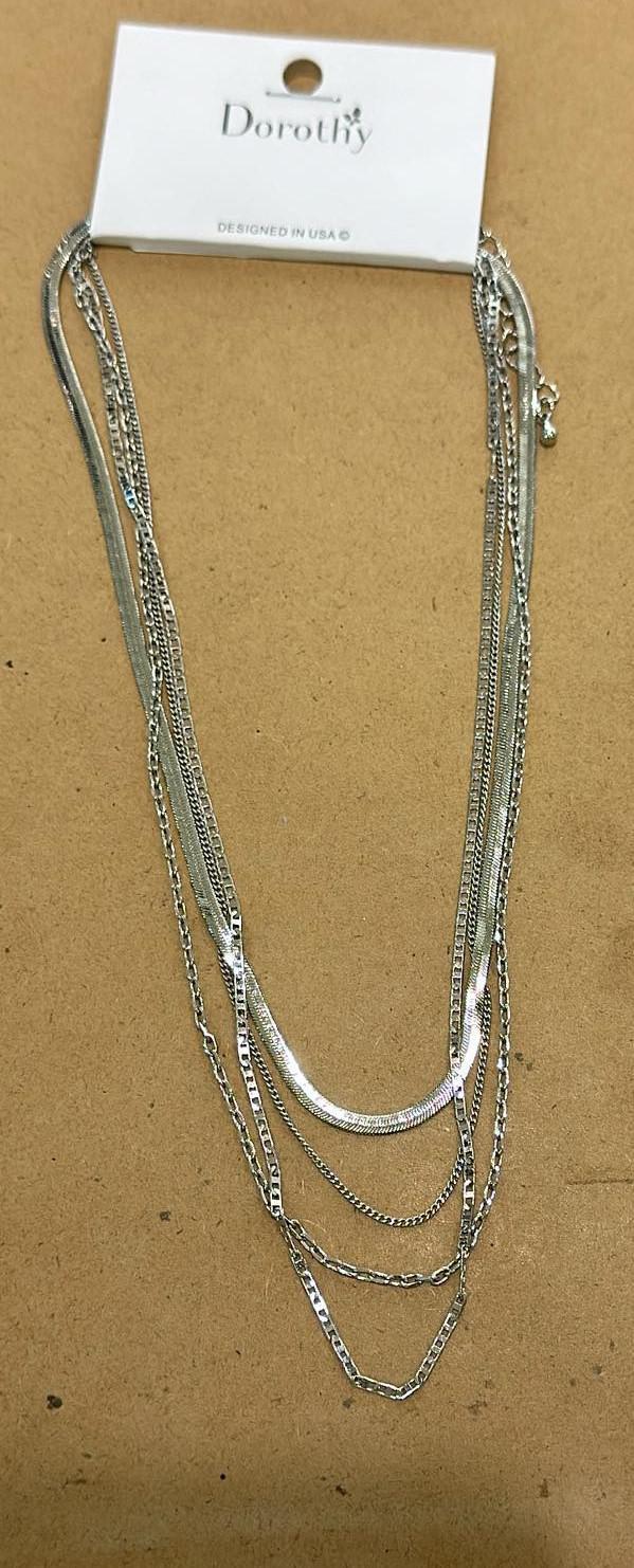 5 Layer Herringbone Necklace