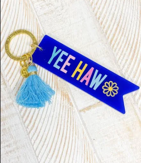 Yee Haw Acrylic Key Chain
