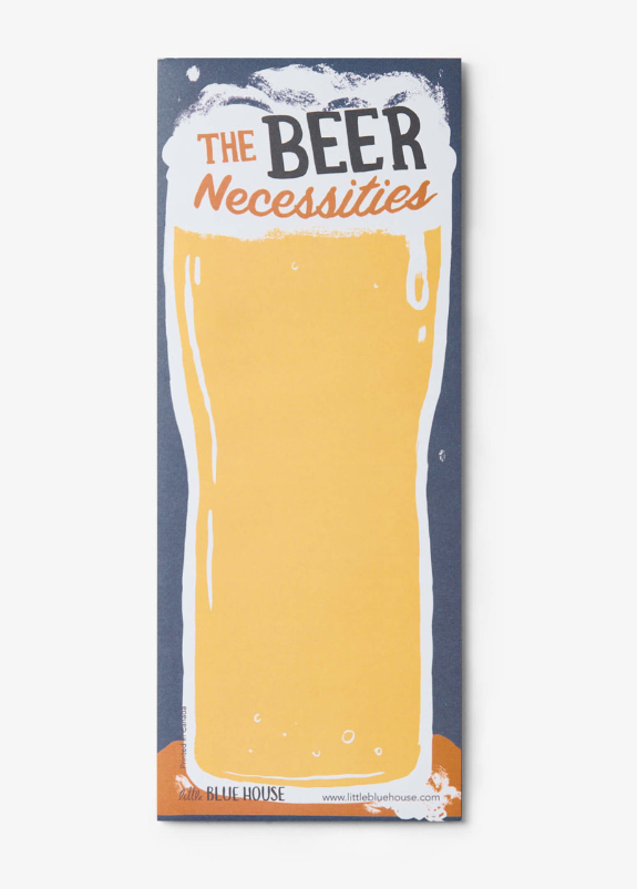 Little Blue House Beer Necessities Magnetic List Pad