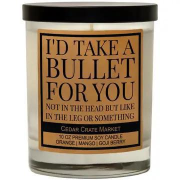 I'd Take A Bullet For You | Exotic Orange Blossom 100% Soy