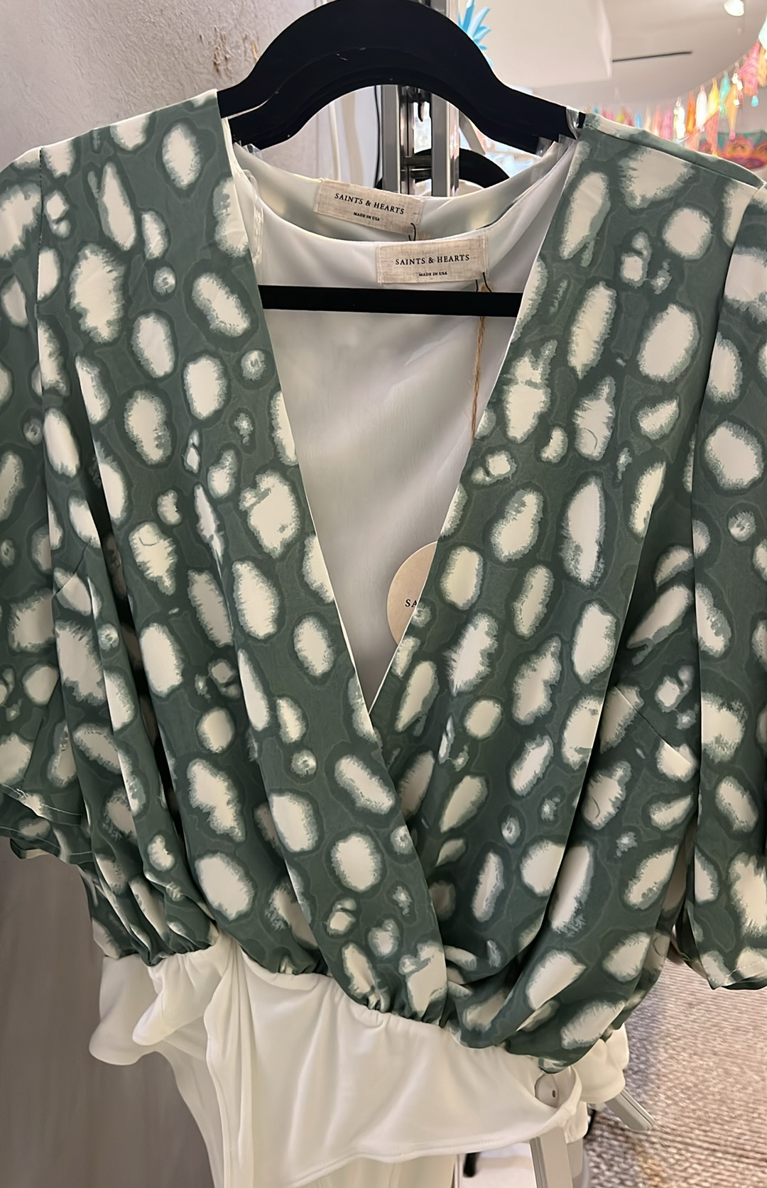 Sage Flutter Bodysuit