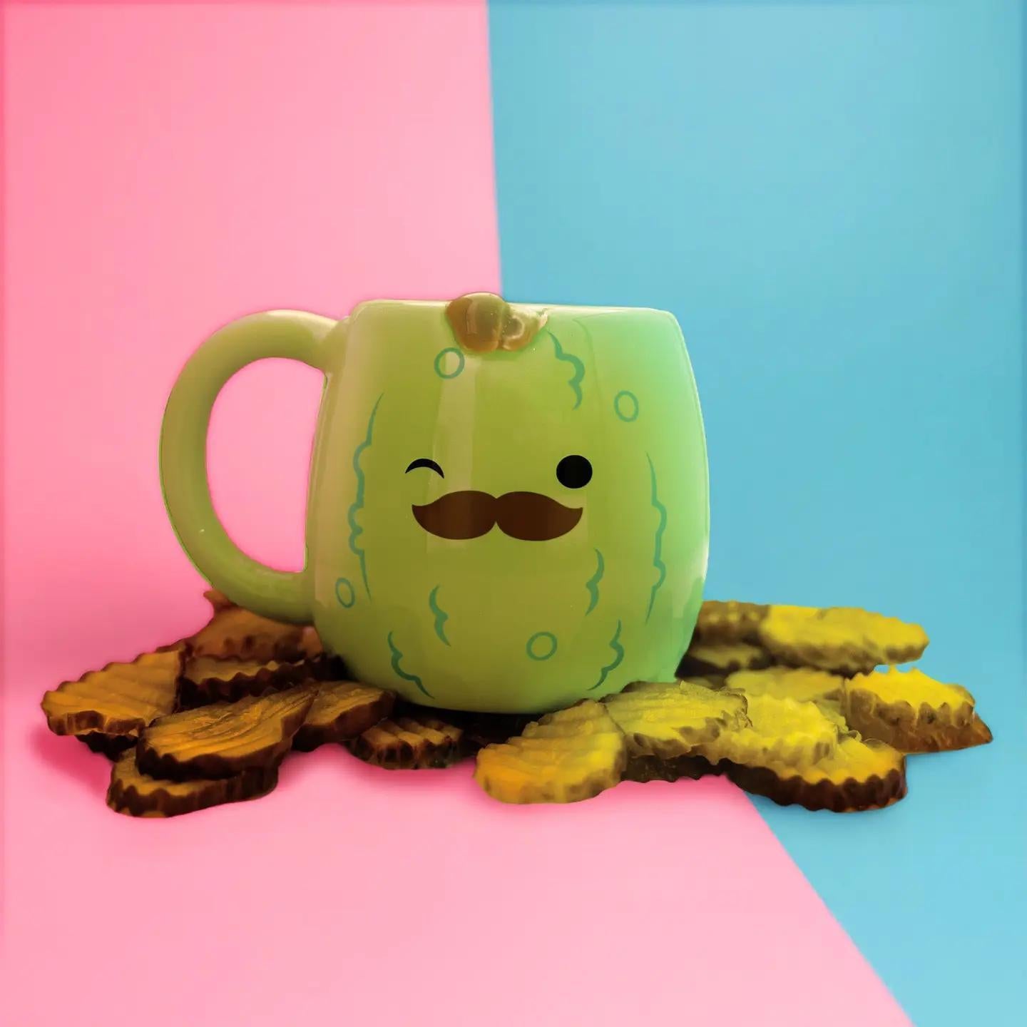 Charles the Pickle Squishmallows Desktop Mug