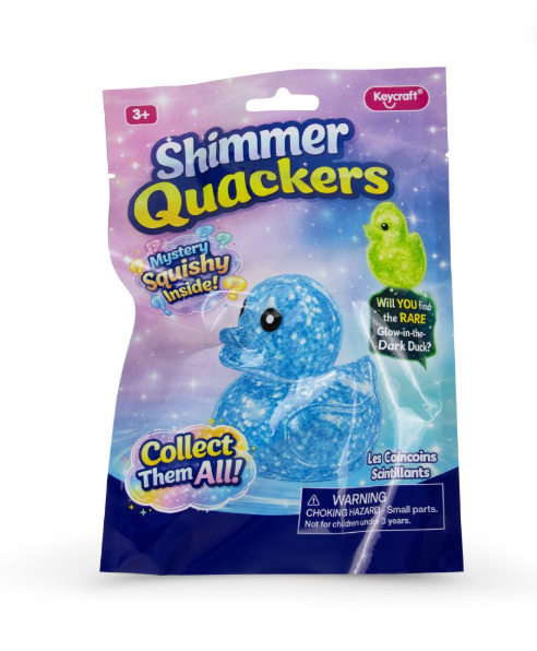 Shimmer Quackers Mystery Squishy Toys Grab Bin