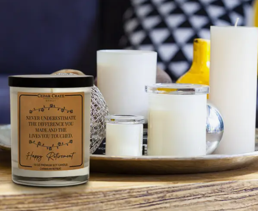 Never Underestimate The Difference You Made Soy Candle