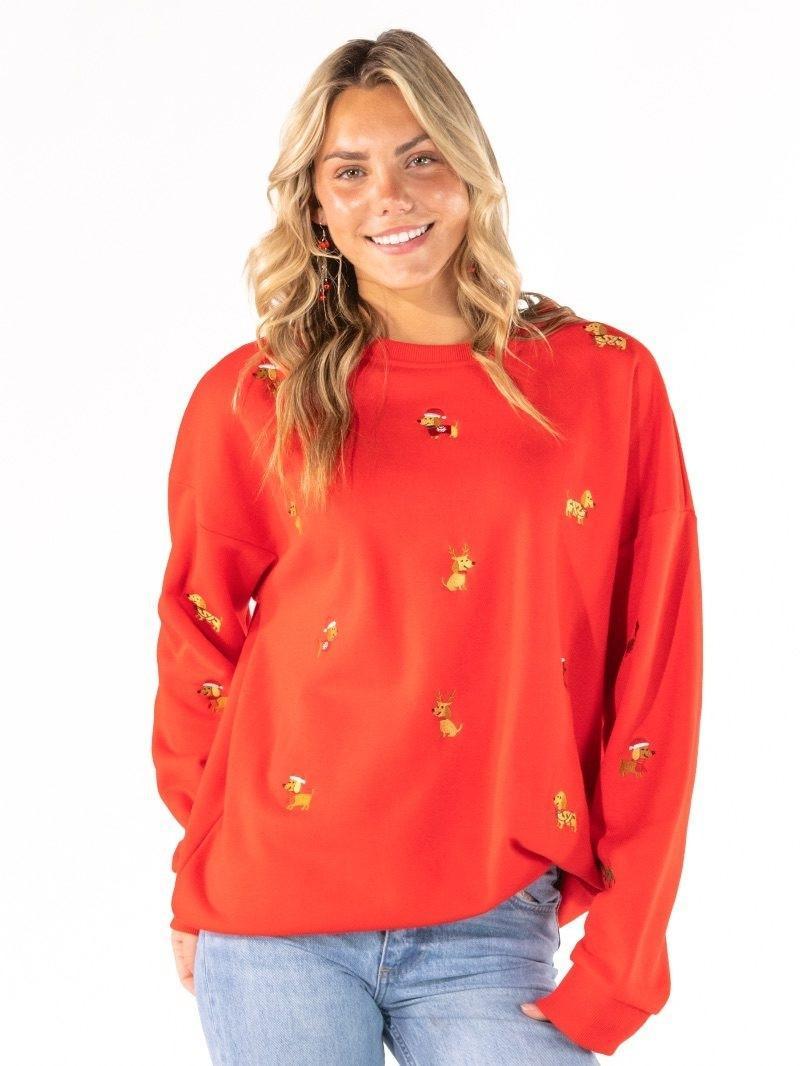 Simply Southern Holiday Dog Crewneck