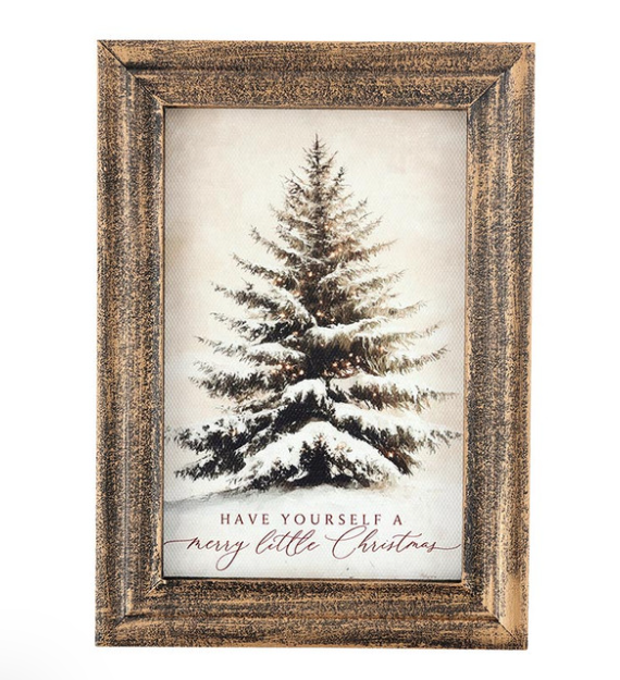 St. Nicholas Framed Linen - Have Yourself