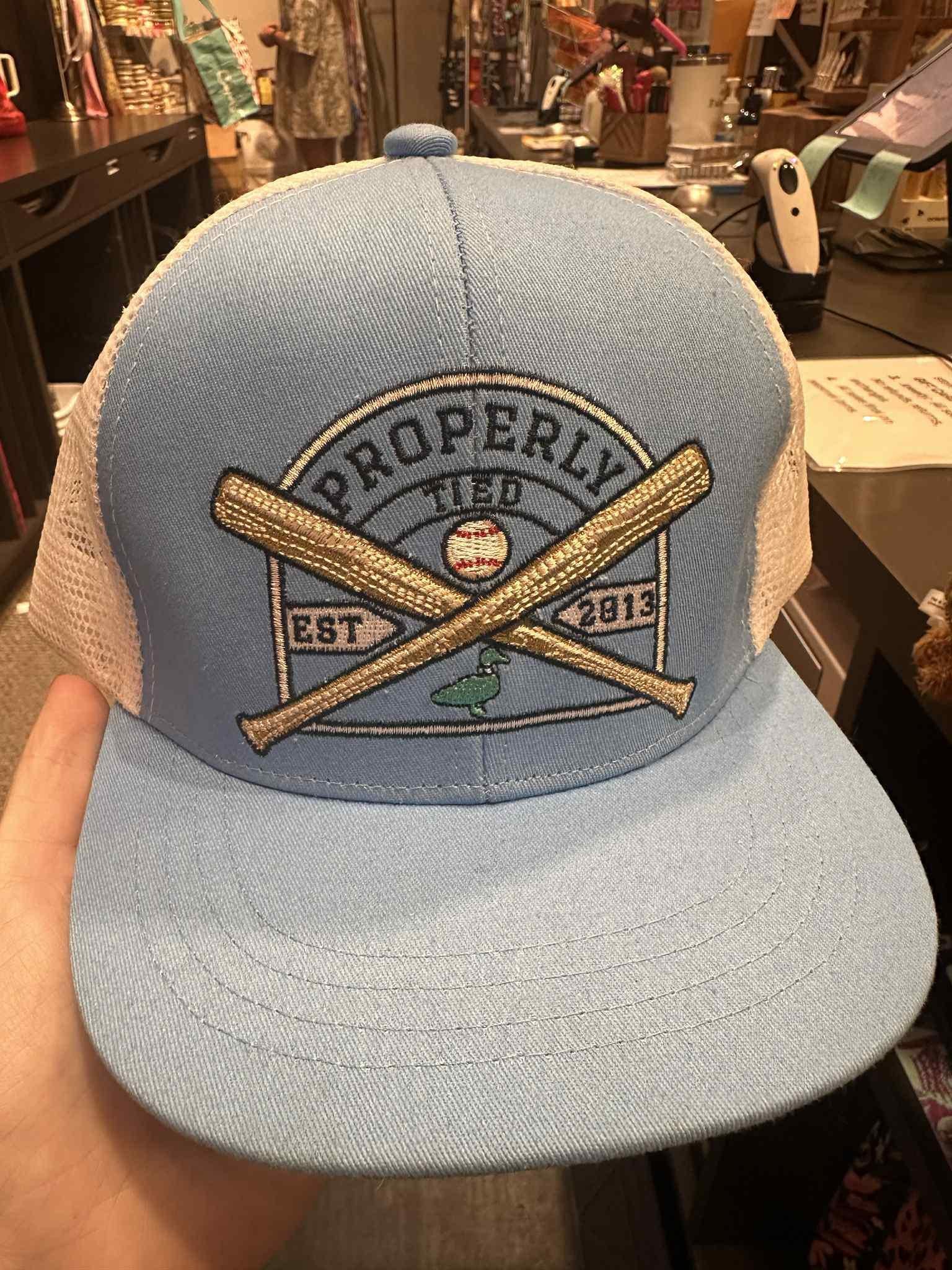 Properly Tied Baseball Hat