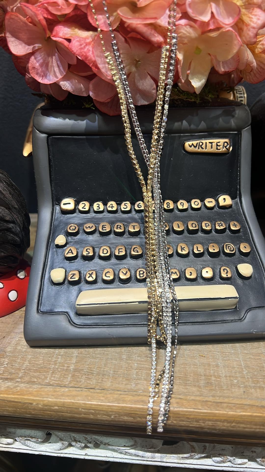 Rope Rhinestone Necklace