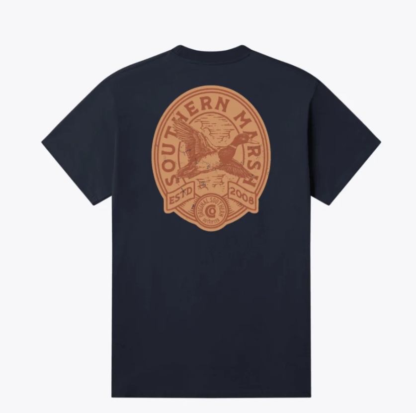 Winged Lager Tee - Navy