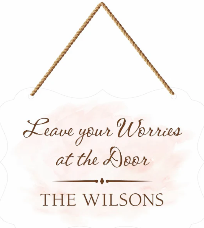 Engravable Hanging Sign