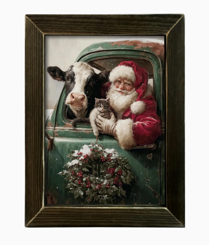 Santas Farm Ride 12x16