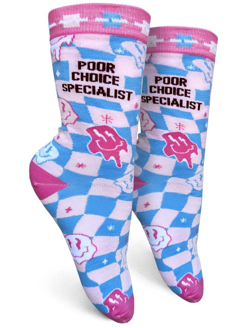 Poor Choice Specialist Women's Crew Socks