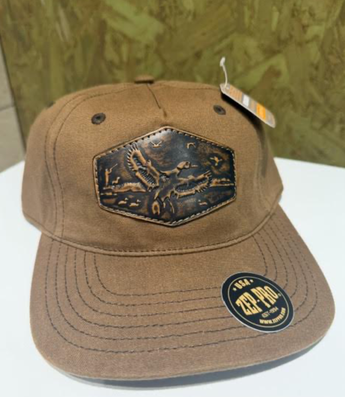 Waxed Canvas Mallard Hat Brown