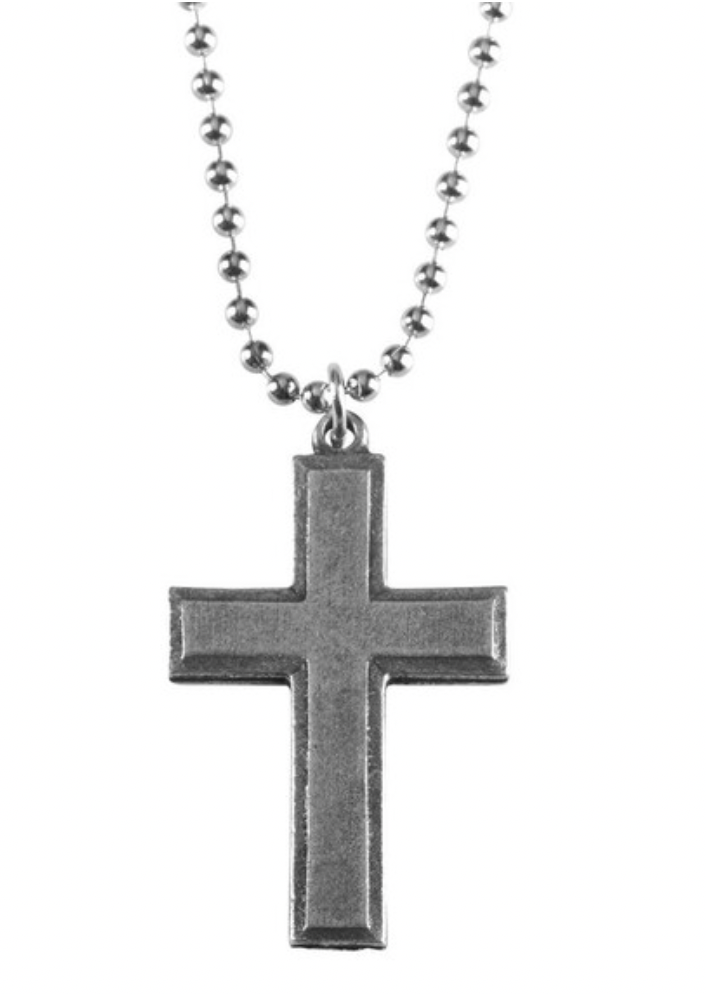 NK-PEWTER JOSH 1:9CRS-21"CHAIN