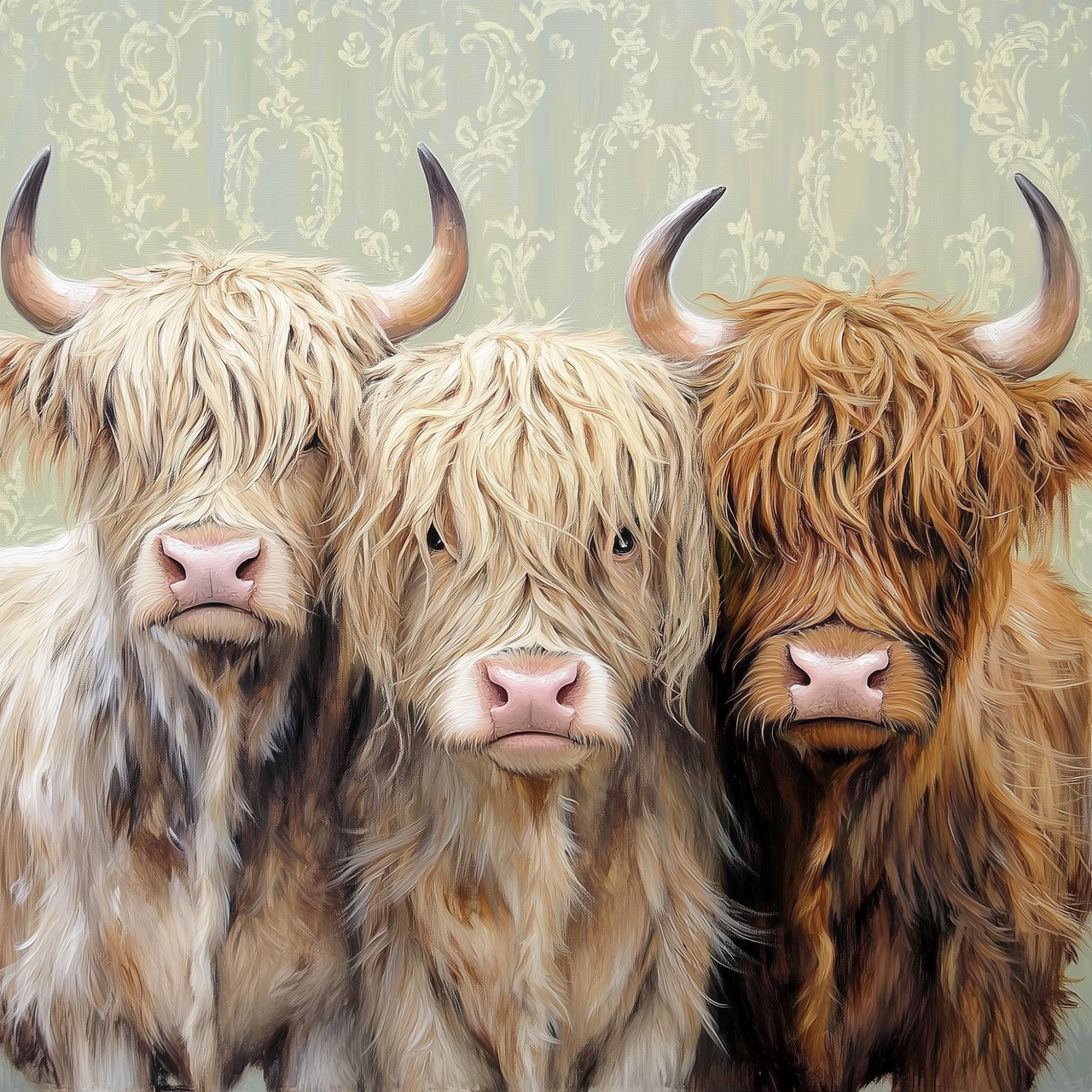 Three Highlands 18x18 Box Frame