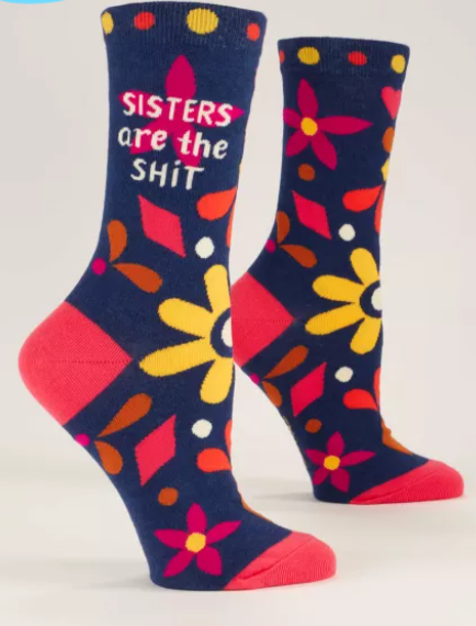 Sisters Are The Shit Crew Socks