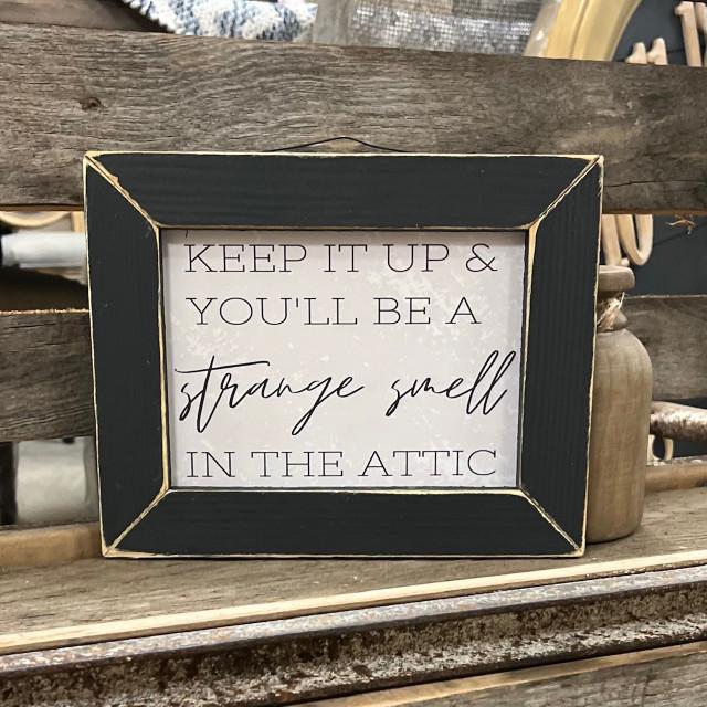 STRANGE SMELL 9X6.75 Box Frame