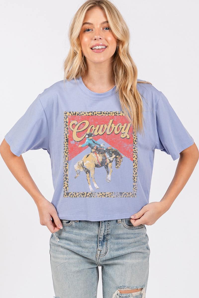 Western Vintage Cowboy Tee