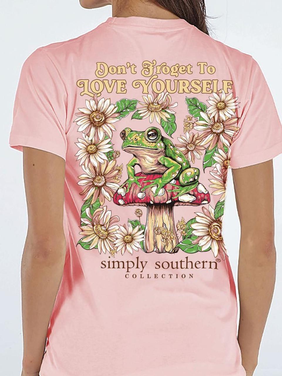 YTH-SS-FROG-PEACH Tee