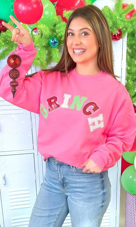 Grinch Sequin Sweatshirt
