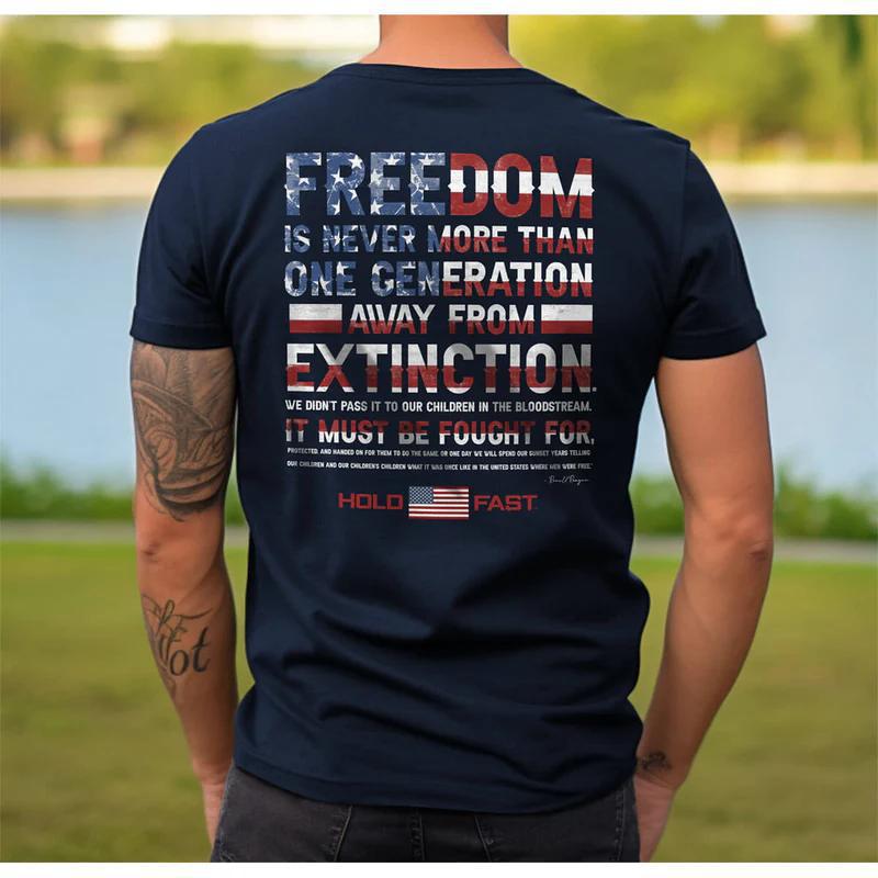 HOLD FAST Men's T-Shirt - Reagan Freedom