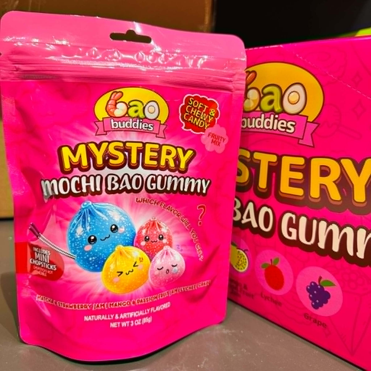 Mystery Mochi Bao Gummy - Pink