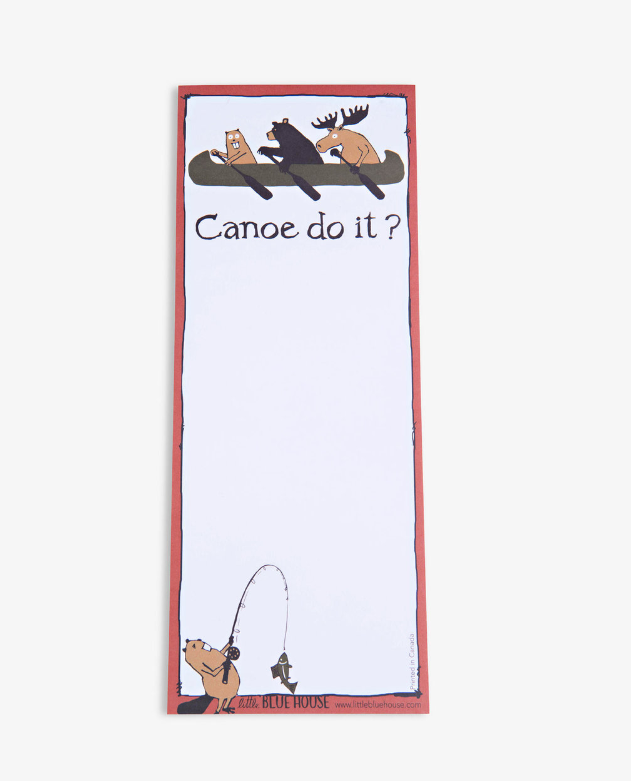 Little Blue House Canoe Do It Notepad