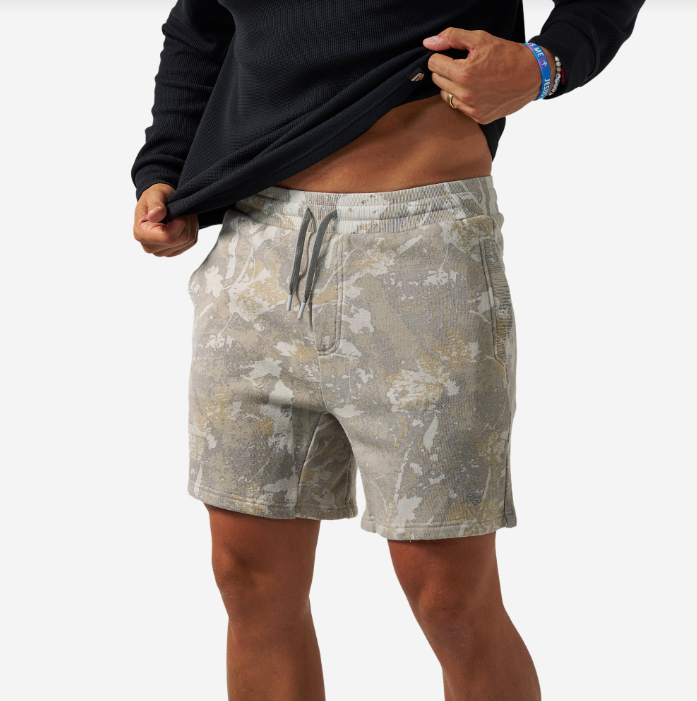 BURLEBO - VINTAGE WASHED SHORTS - DRIFTER CAMO