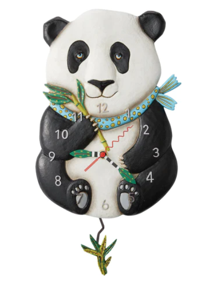 Snuggles the Panda Allen Design Clock