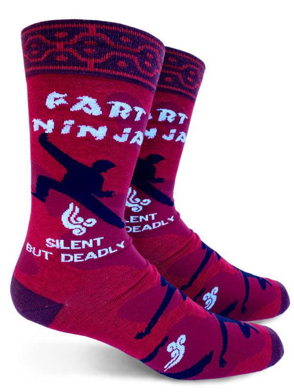 Fart Ninja Men's Crew Socks