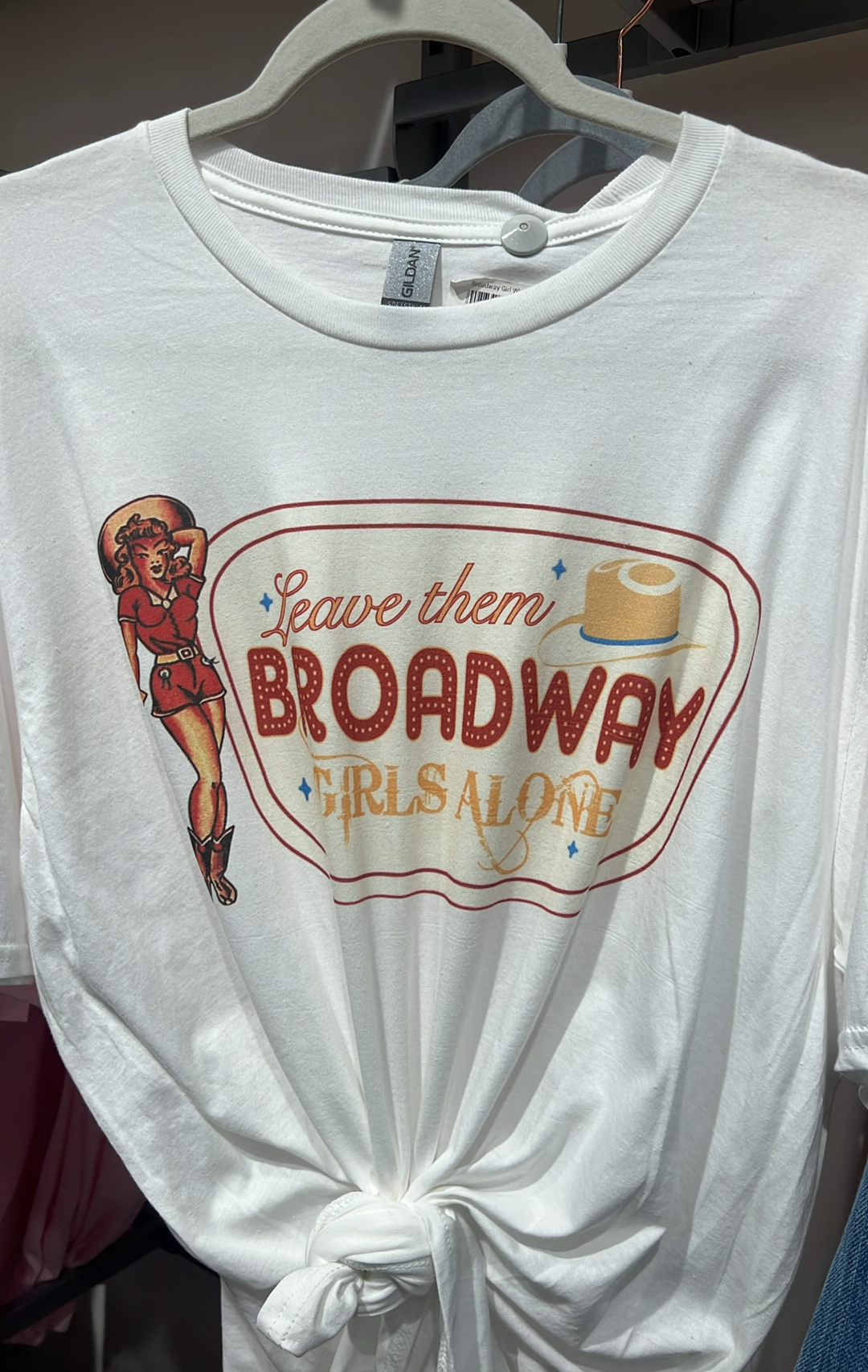Broadway Girl White Tee