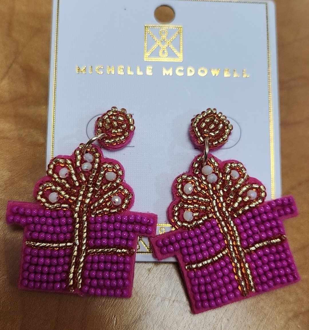 Pink Present Earrings