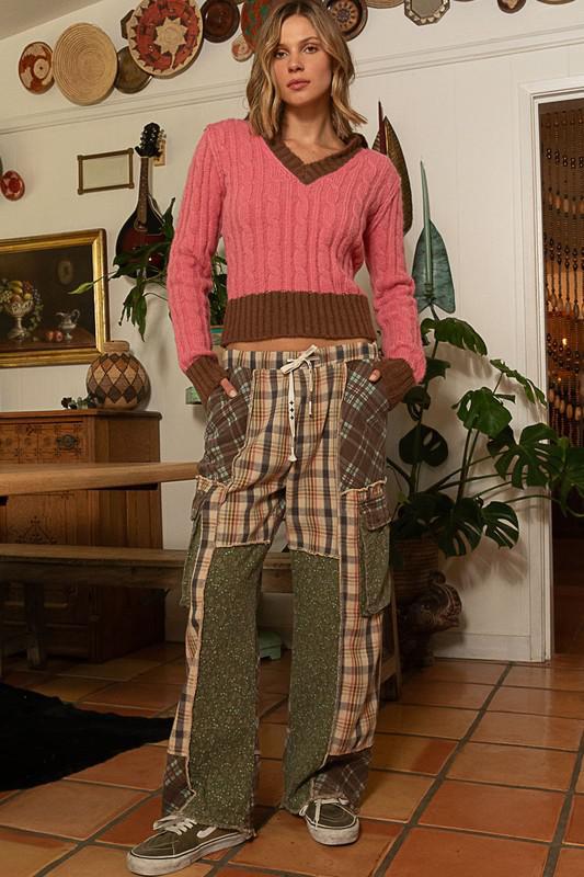 Patchwork Cargo Pants