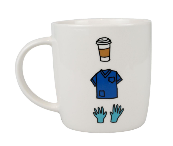 Scrubs Mug Sock Card Set