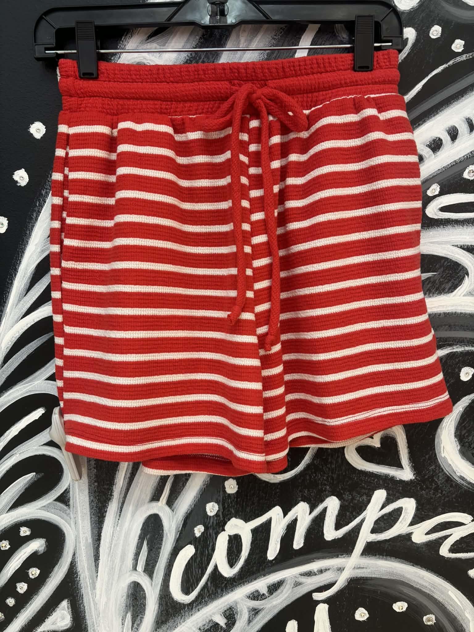 Sailor Cloudy Knit Stripe Shorts
