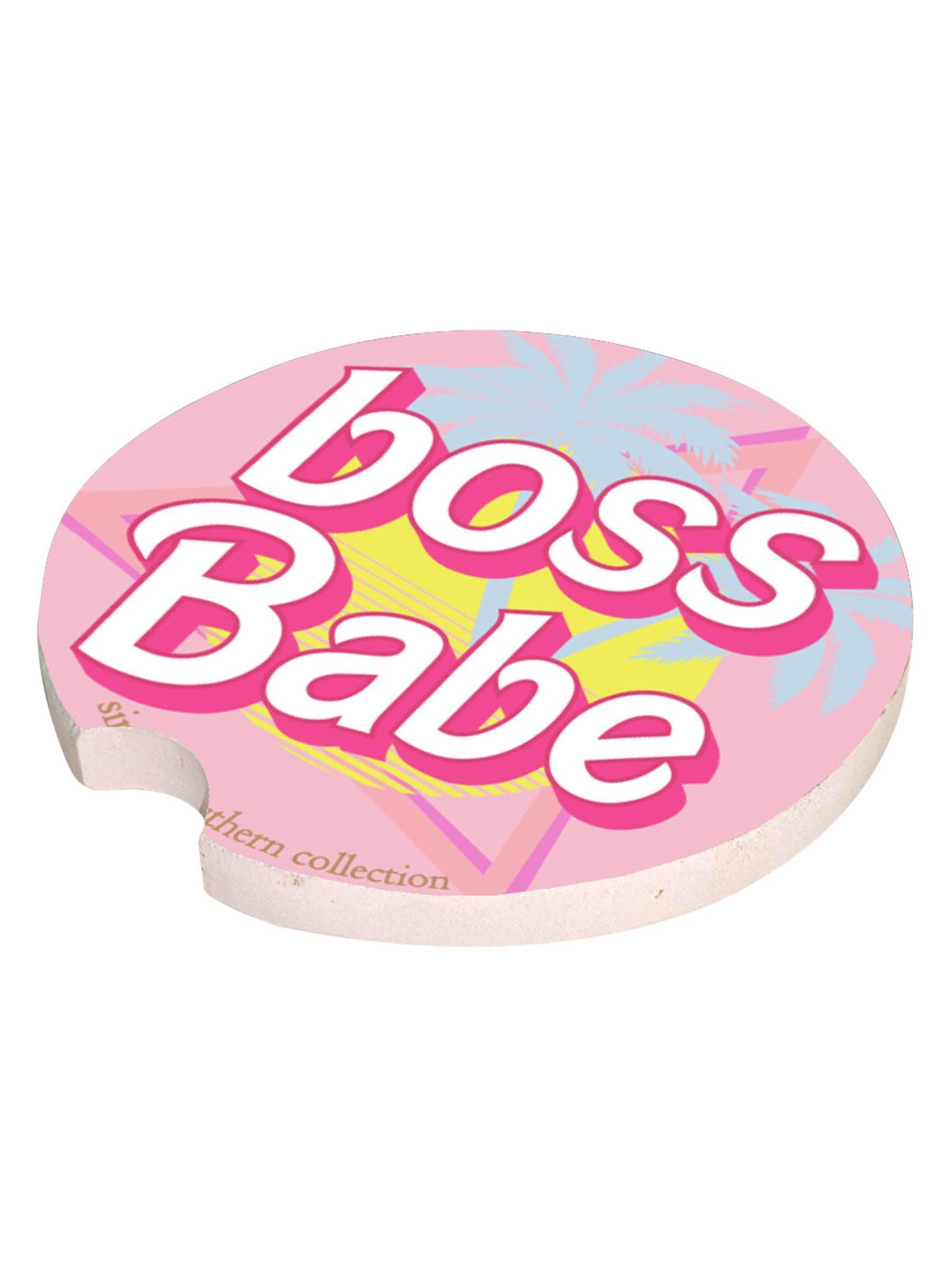 Simply Southern Boss Babe Car Coaster