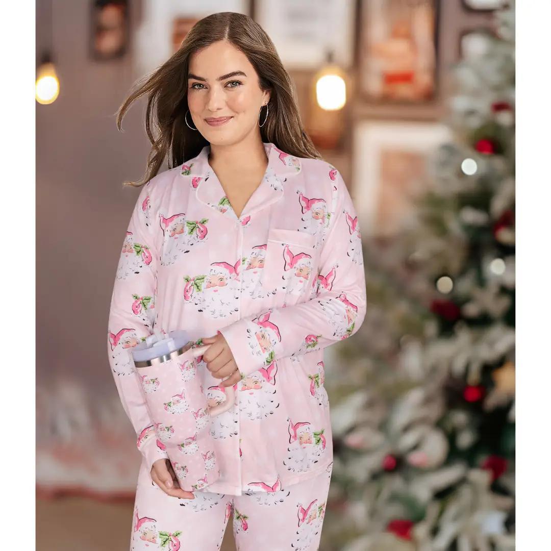 Vintage Blush Saint Nick Loungewear Set