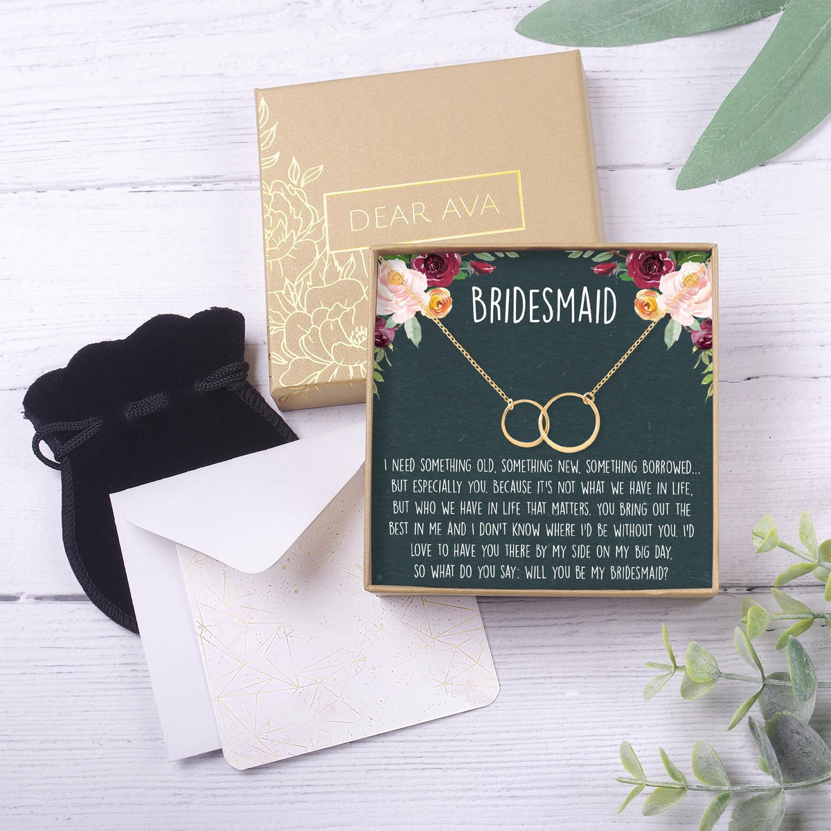 Bridesmaid Interlocking Necklace