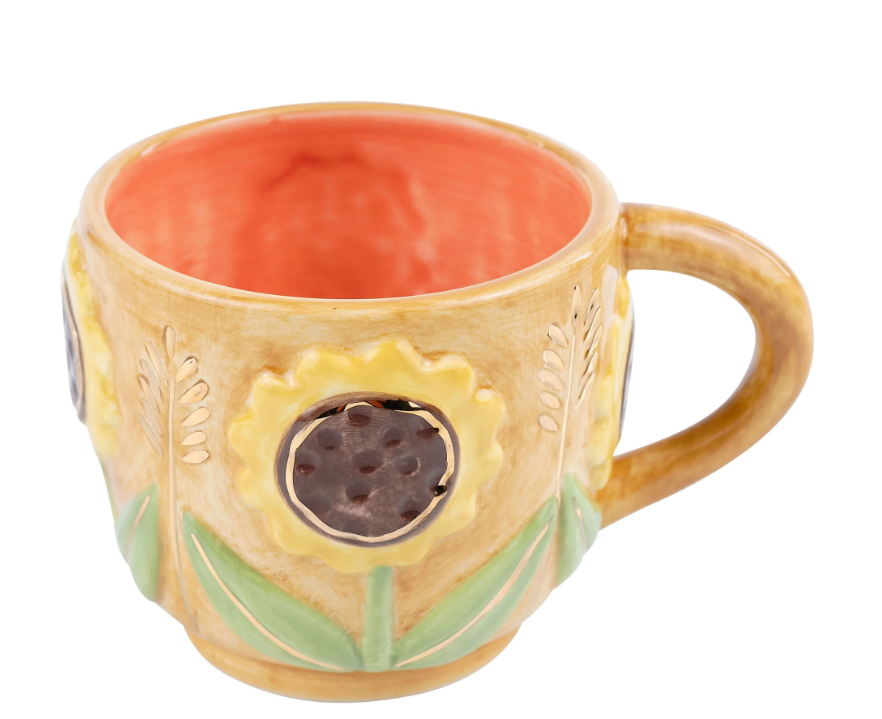 Sunflower and Wheat Mug