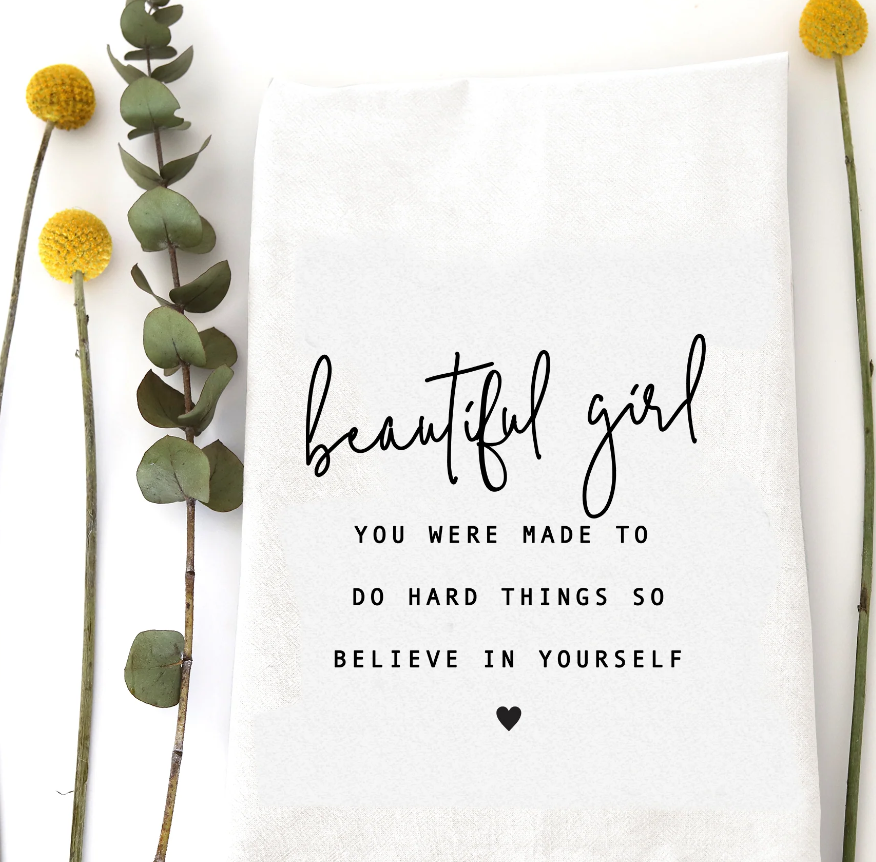 Beautiful Girl Tea Towel